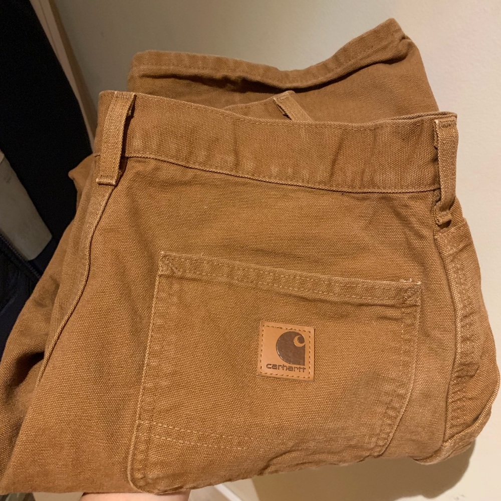 Carhartt brown work pants